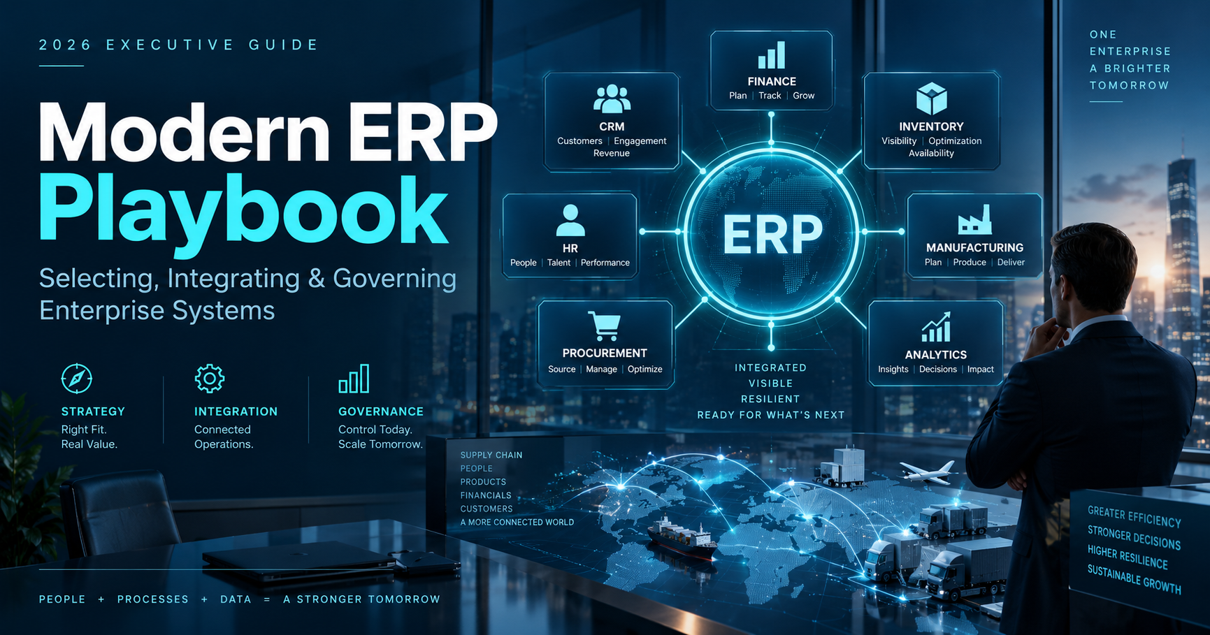 Modern ERP system examples and ERP selection guide for businesses