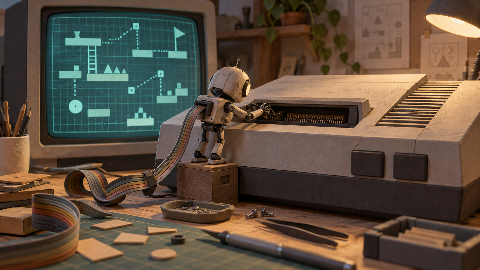 How a Robot Hacked Super Mario Maker Into a Live SNES